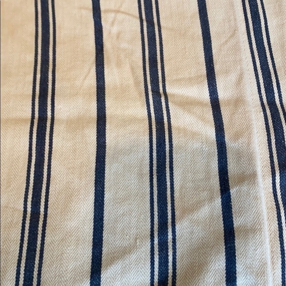 Pottery Barn Blue & Cream striped sham - Picture 2 of 3